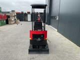 Vicsec VC13-R mini excavator, rear view