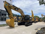 2023 Caterpillar 336D2 crawler excavator, front three-quarter view