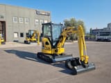 2023 Komatsu PC24MR-5 mini excavator, front three-quarter view