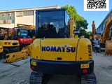2022 Komatsu PC56 mini excavator rear view