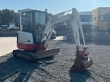 2018 Takeuchi TB23R mini excavator, side view