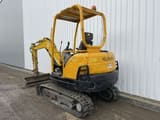 2013 Kubota KX61-3 mini excavator rear three-quarter view