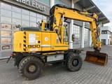 2009 Liebherr A900C ZW Litronic wheel excavator, rear three-quarter view