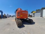 2018 Hitachi ZX225 crawler excavator, rear view