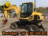 2023 Hyundai R60W-7 mini excavator, side view