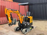 2025 Vicsec VC15 mini excavator, three-quarter front view