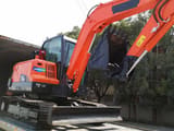 2018 Doosan DX60 crawler excavator, side view