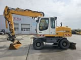 2012 Liebherr A316 LITRONIC wheel excavator, side view