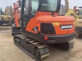 2020 Doosan DX60 crawler excavator, rear three-quarter view