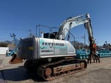 2014 Kobelco SK200H-9 crawler excavator, rear three-quarter view