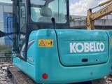 2002 Kobelco SK60 crawler excavator rear view