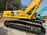 Komatsu PC450 crawler excavator, side view