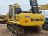 2022 Komatsu PC220 crawler excavator, rear three-quarter view
