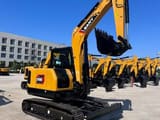 2025 Sany SY60C excavator, front three-quarter view