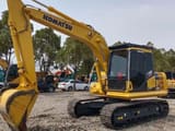 2019 Komatsu PC130 crawler excavator, side view