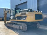 2012 Caterpillar 336DL crawler excavator, rear three-quarter view