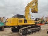2020 Komatsu PC400-8 crawler excavator, rear three-quarter view