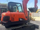 2020 Doosan DX60 crawler excavator, side view