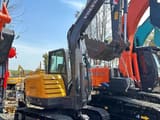 2022 Volvo EC60C mini excavator, side view