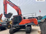 2021 Doosan DX300LC-9C crawler excavator, side view
