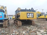 2022 Caterpillar 349DL crawler excavator rear view