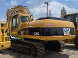 2022 Caterpillar 330C crawler excavator, rear three-quarter view