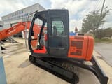 2024 Hitachi ZX60 mini excavator, side view of cab