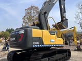2020 Volvo EC140DL crawler excavator, rear three-quarter view