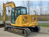 2023 Caterpillar 308 crawler excavator, rear three-quarter view