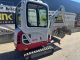 2020 Takeuchi TB216 mini excavator, rear three-quarter view