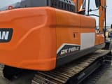 2022 Doosan DX140LC-7 crawler excavator rear three-quarter view