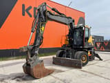 2017 Volvo EW160E wheel excavator side view