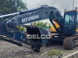 2026 Hyundai R210 crawler excavator, side profile view