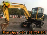 2023 Hyundai R60W-7 mini excavator, side view