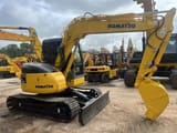 2020 Komatsu PC78US-6 mini excavator, side view