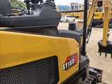 Sany SY16C mini excavator operator station view