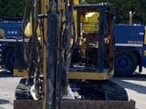 2019 Caterpillar 308C mini excavator, front view of boom and cab