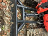2023 Kubota U55 mini excavator backfill blade view