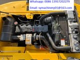 2024 Komatsu PC200-8 paletli ekskavatör motor bölmesi görünümü