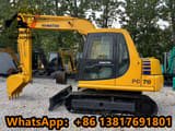 2019 Komatsu PC70 mini excavator, side profile view