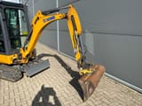 2024 XCMG XE20E mini excavator, front three-quarter view