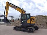XCMG XE155ECR crawler excavator, side view