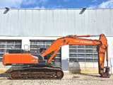 2021 Hitachi Zaxis 350 crawler excavator, side view