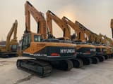 2022 Hyundai R220LC-9S crawler excavator, rear three-quarter view