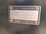 2025 Hyundai R215L crawler excavator identification plate