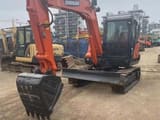 2020 Doosan DX60 crawler excavator, front three-quarter view