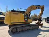 2017 Caterpillar 320FL crawler excavator, side view