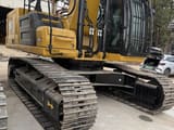 2025 Caterpillar 336GC crawler excavator, front three-quarter view