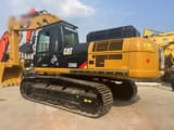 2022 Caterpillar 336D crawler excavator, rear three-quarter view