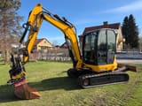 2015 JCB 8055 ZTS excavator side view